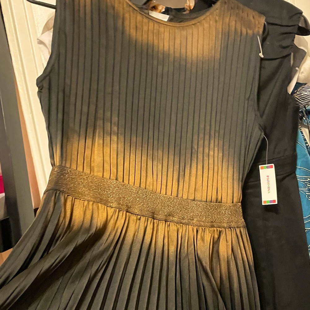 pashmina dress bronze M